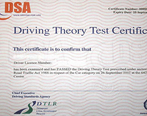 theory driving test Oxford